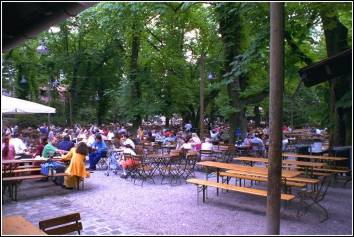 Mmm,the Augustiner Beergarden in Arnulfstr!